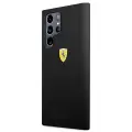 Ferrari Liquid Silicone Metal Logo Case for Samsung Galaxy S22 Ultra Black Foto 2