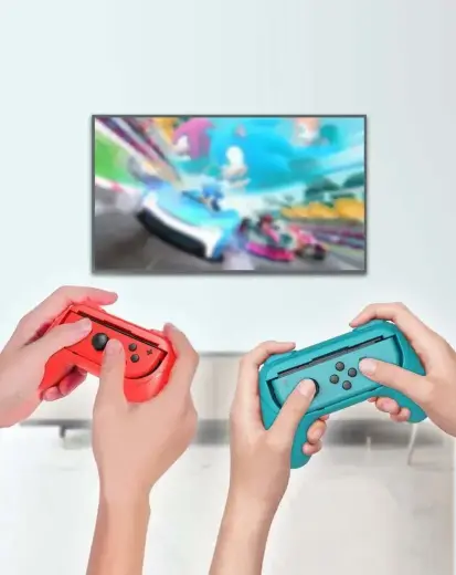 iPega SW087 Grip for JoyCon Controllers 2pcs Blue/Red (Damaged Package) Foto 13