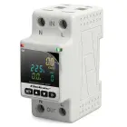Qoltec Single-phase electronic wattmeter | energy consumption meter | DIN35 | Remote control | Measurement history | Wi-Fi | TUYA | Smart life — Foto 13