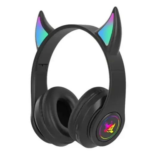 Беспроводные наушники Goodbuy Devil для детей | bluetooth 5.0 | черный Фото num