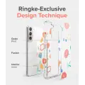 Ringke Fusion Design Armored Case Cover with Gel Frame for Samsung Galaxy S22 + (S22 Plus) transparent (Floral) (F593R31) Photo