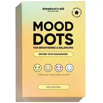 Breakout+aid Mood Dots - Náplasti na lokální ošetření akné s niacinamidem ( 48 ks )