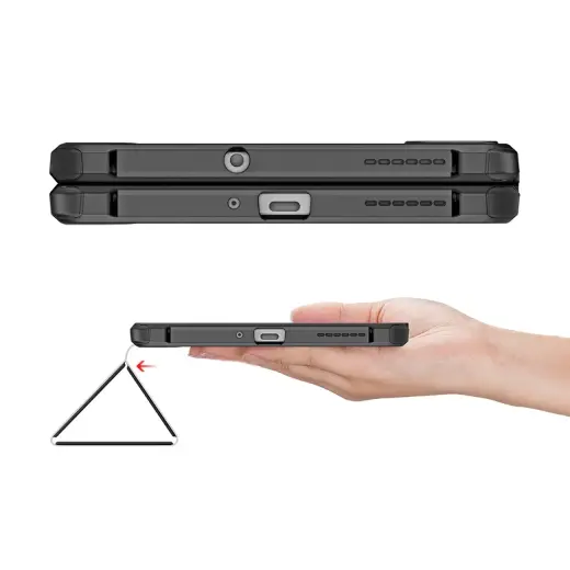 Dux Ducis Toby Armored Flip Smart Case for Realme Pad Mini black Фото num