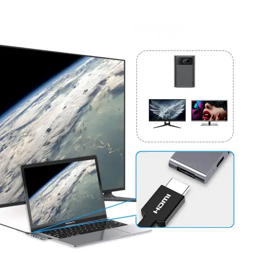 Choetech multifunctional docking station HUB for Apple MacBook Pro USB Typ C 7in2 100W Thunderbolt 3 gray (HUB-M14) Фото num