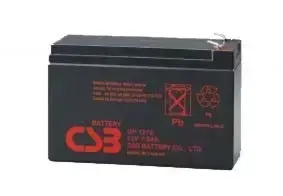 Lead acid battery 12V 7.2Ah F1 Pb AGM VRLA CSB