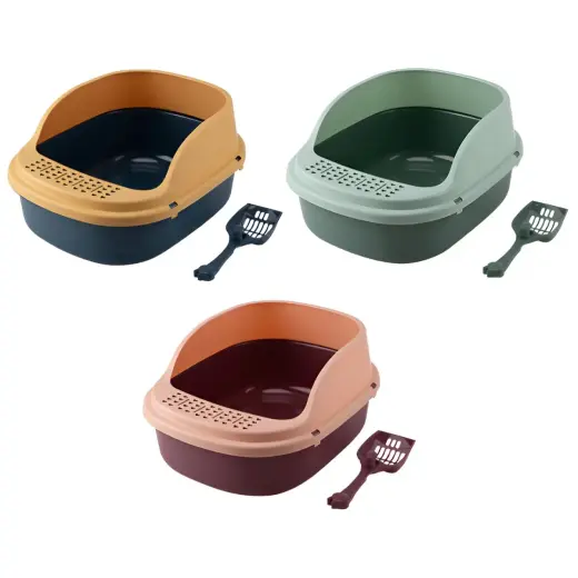 Kaķu tualete 56x45x24cm augsta, ar lāpstiņu