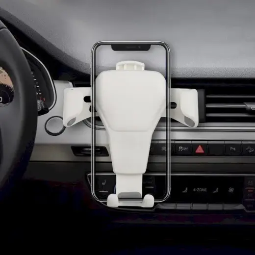 Automašīnas turētājs H01 Gravity Air Vent Outlet Car Mount melns Foto 9