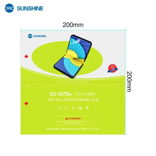 SUNSHINE SS-057R+ Hydrogel Films for Tablets (11 inch) Pack 25 pcs Foto 3