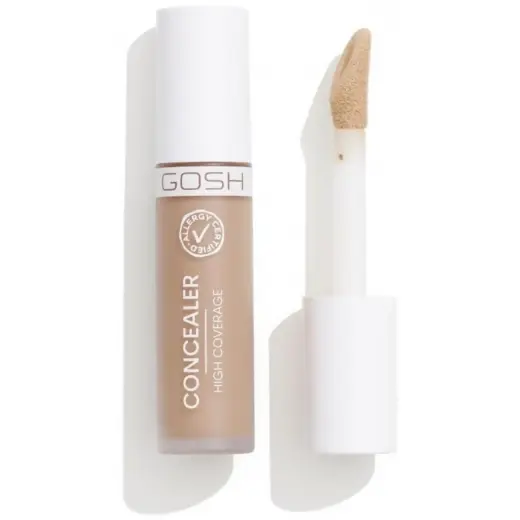 Gosh, Gosh, Vegan, High Coverage, Liquid Concealer, 005, Tawny, 6 ml