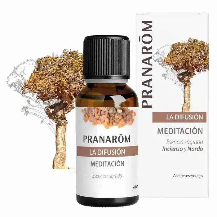 Pranarom Meditation Diffusion Sacred Incense Organic Essential Oil 30ml