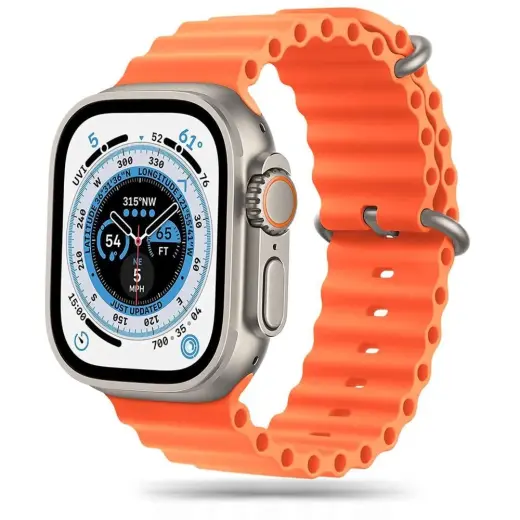 Tech-Protect IconBand Pro strap for Apple Watch 4 | 5 | 6 | 7 | 8 | 9 | SE | Ultra 1 | 2 (42|44|45|49 mm) - orange Фото num