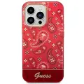 Guess GUHCP14LHGBNHR iPhone 14 Pro 6,1"  czerwony|red hardcase Bandana Paisley Photo