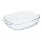 Стеклянная форма для выпечки прямоугольная из боросиликатного стекла 38x25,5x7см / 3,8л Фото num