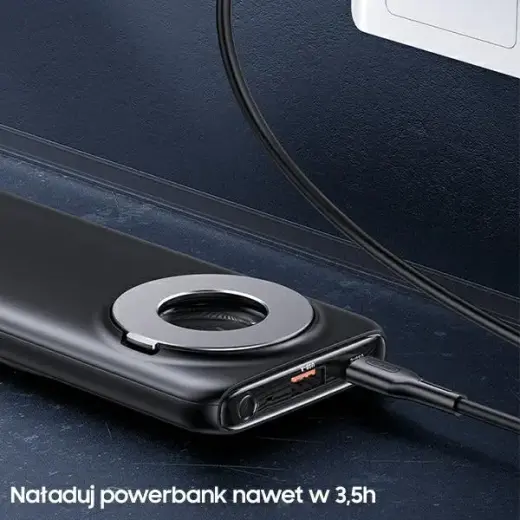 USAMS Ārējais akumulators (powerbank) PB62 10000mAh 20W QC3.0+PD Magnētiskā Bezvadu Ātrā Lādēšana zils 10KCD17104 (US-CD171) Foto 8