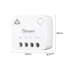 Išmanusis elektros energijos matuoklis, Matter over Wi Fi SONOFF MINI-1GP — Фото 2