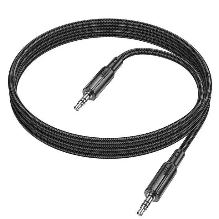 Cable AUX Jack 3,5 mm to Jack 3,5 mm Hoco 1,2 m UPA27 black Photo