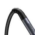 Joyroom stereo audio cable AUX 3.5 mm mini jack (male) - mini jack (female) 1.2 m black (SY-A09) Photo