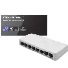 Qoltec Network SWITCH | 8 x RJ45 port | 1000Mbps | Fast Ethernet| LAN Foto 9