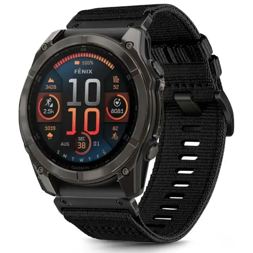 TECH-PROTECT NYLON CLASSIC GARMIN FENIX 5X | 5X PLUS | 6X | 6X PRO | 7X | 8 (51 MM) BLACK Фото num