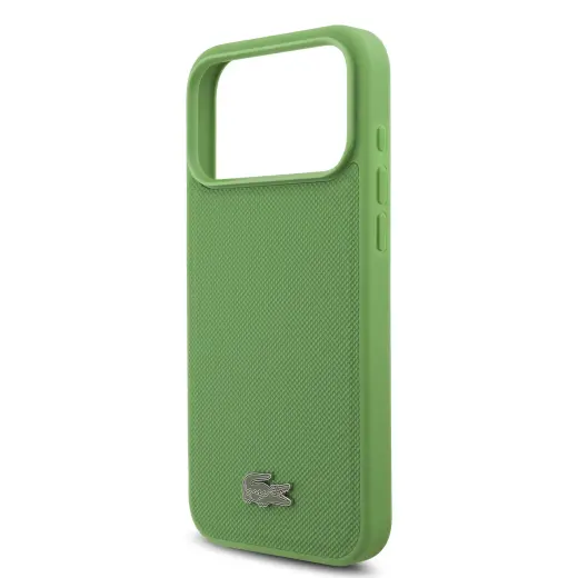 Lacoste Iconic Petit Pique MagSafe Case + Wallet for iPhone 17 Pro Max Green Foto 3