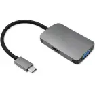 Qoltec Hub Adapter USB-C 3.1 2in1 | HDMI 4K | VGA Фото num