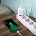 Borofone Wall charger BN1 Innovative - USB - 2,1A with USB to MicroUSB white Photo