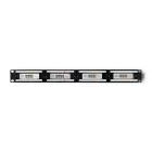 Qoltec Patch panel RACK | 24 ports | cat.6 UTP | Black — Foto 3