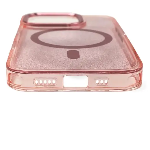 Glitter Case MagSafe Compatible for iPhone 17 Pro - Pink Foto 4