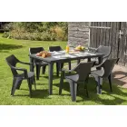 Dārza krēsls Dante Low Back pelēks Foto 3