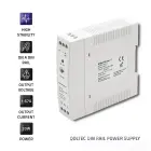 Qoltec DIN rail power supply | 20W | 12V | 1.67A | White | Slim Фото num