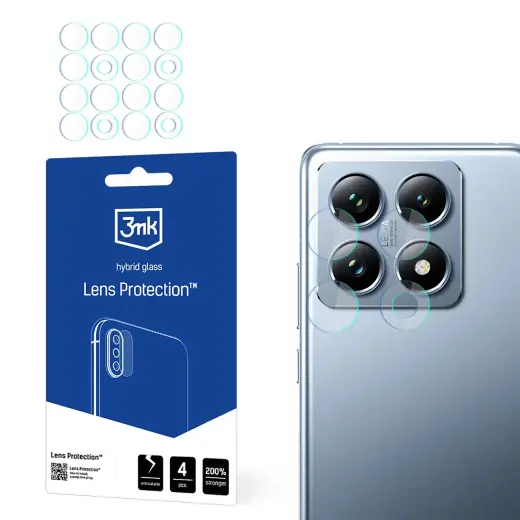 Hybrid Glass for Camera Lens 3mk Lens Protection for Xiaomi 14T | 14T Pro Фото num