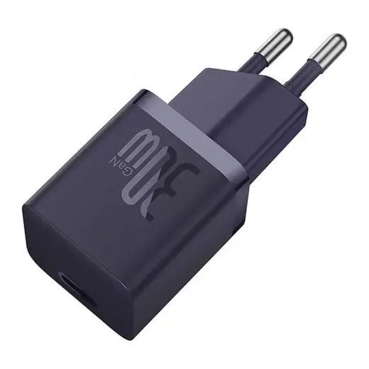 Mini wall charger Baseus GaN5 30W (purple) Foto 5