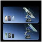 Universal phone holder USAMS ZJ087 magnetic for car, home, office black Photo