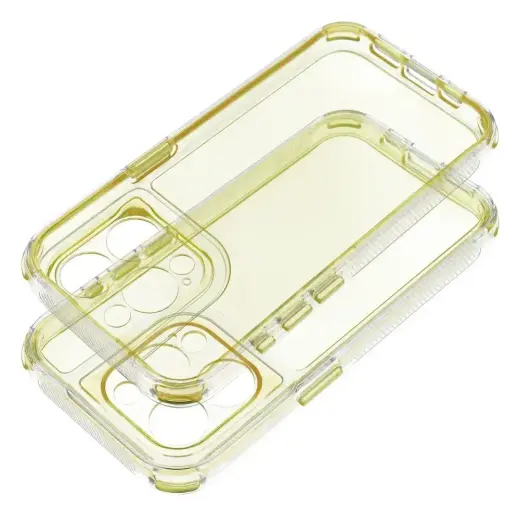 MATRIX CLEAR phone case for iPhone 16 Plus yellow