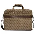 Guess 4G PU Triangle Logo Computer Bag 15|16" Brown Фото num