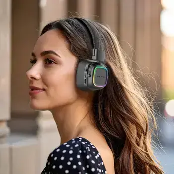 Blavec Over-ear Bluetooth Headphones BO-11 Bass Admiral (BO11-B) black (damaged packaging) Foto 12