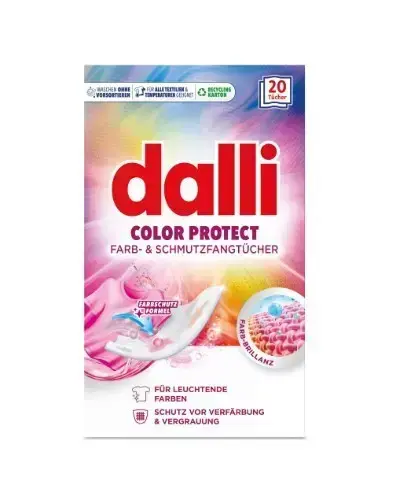 Dalli salvetes pret krāsainas veļas sakrāsošanos 20gb