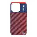 OBAL:ME Flossy Stripes Cover for Apple iPhone 15 Pro Blue|Red Photo
