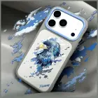 NIMMY case EAGLE compatible with MagSafe for IPHONE 18 Pro/17 Pro grey — Foto 1