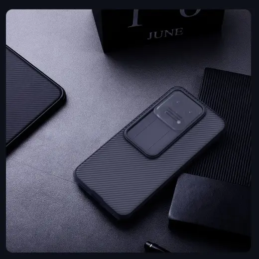 Nillkin CamShield PRO Hard Case for Xiaomi 15T Transparent Black Foto 7