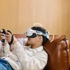 BoboVR E3 Pro Head Strap with Battery for Meta Quest 3 and 3S - White and Black Photo