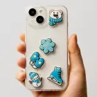 3D Sticker Snow 5pcs set Foto 3