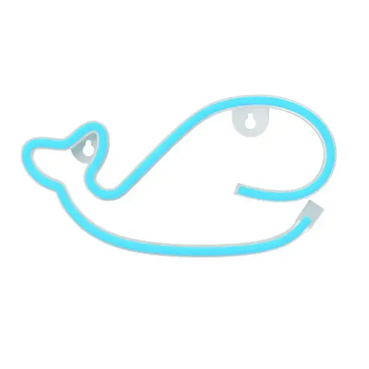 Neon LED Light WHALE blue Bat + USB FLNE19 Forever Light Foto 2