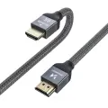 Кабель Wozinsky HDMI 2.1 8K 60 Гц 48 Гбит|с | 4K 120 Гц | 2K 144 Гц 3 м серебристый (WHDMI-30) Фото num