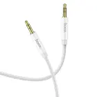 Cable AUX Jack 3,5 mm to Jack 3,5 mm Hoco 1 m UPA19 silver Photo