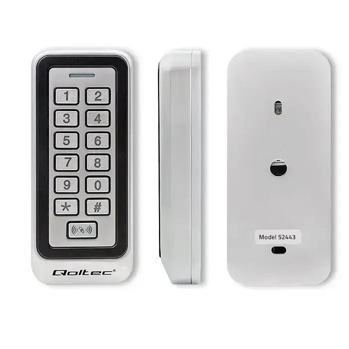 Qoltec Code lock TRITON  with RFID reader Code | Card | key fob | IP68 | EM Foto 7