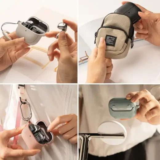 RINGKE ONYX MAGNĒTISKAIS MAGSAFE SAMSUNG GALAXY BUDS 3 | 3 PRO SILTI PELĒKS Foto 7