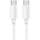 USAMS U98 data transfer and charging cable | USB-C to Lightning | 30W | white — Photo 1