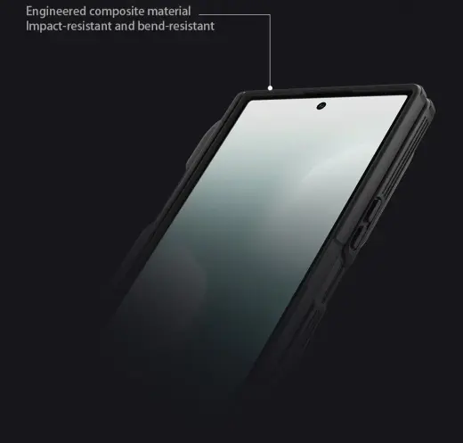 Nillkin CamShield Prop Magnetic Pen Slot Case for Samsung Galaxy Z Fold 7 Transparent Black Foto 8