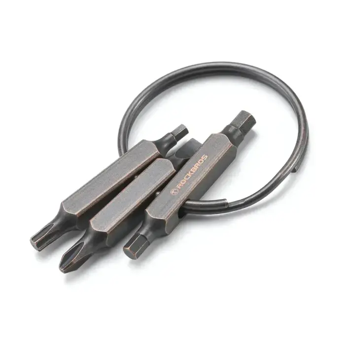 Rockbros VK-ARCO3 ROAD TO SKY Multitool 6-in-1 Keychain - Brown